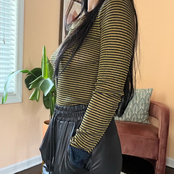 Rag & Bone Raina Striped Long Sleeve Crew Neck Top XS - Picture 7 of 11